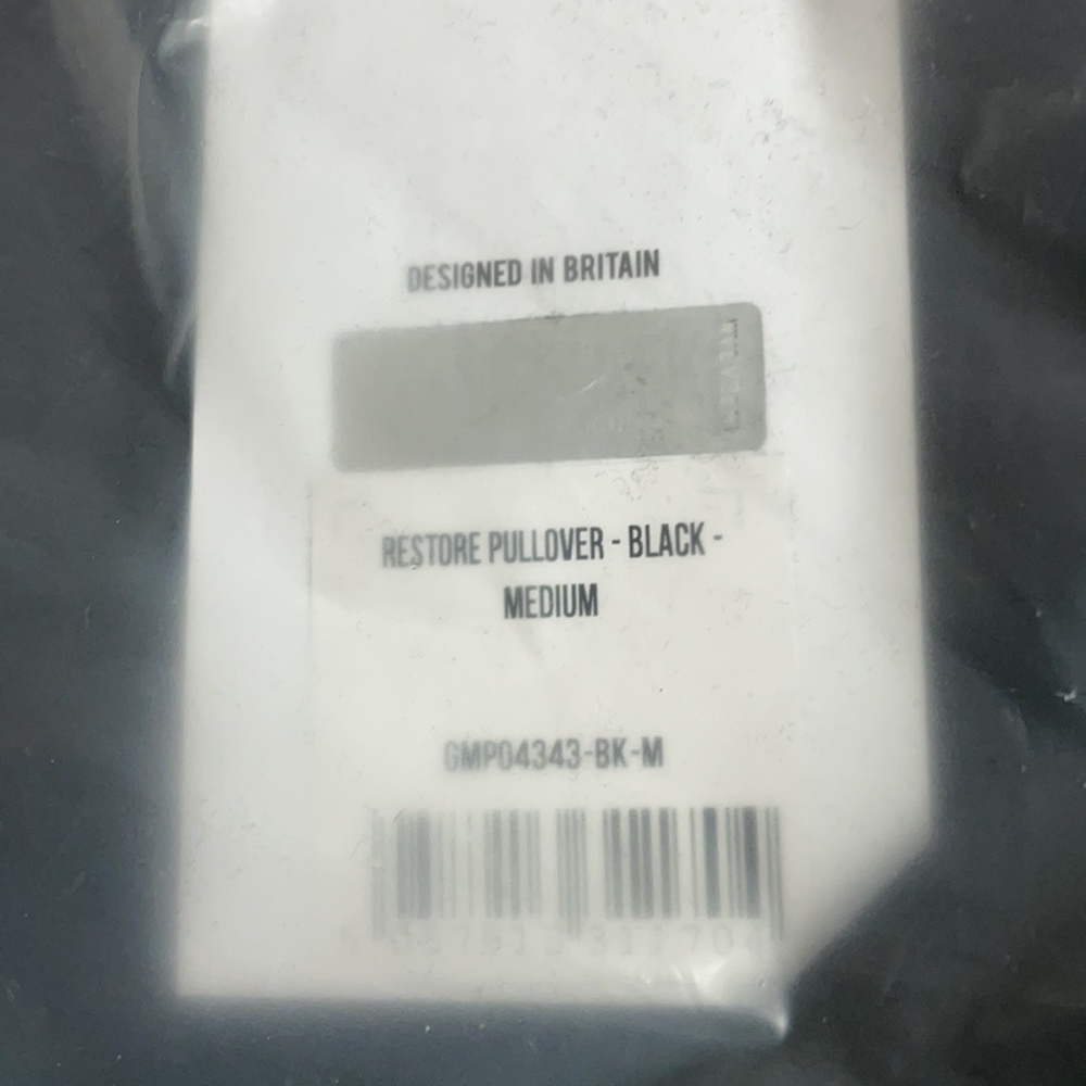 Gymshark restore pullover hoodie black